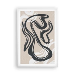 Poster in cornice bianca - Espressione moltiplicata - 61x91 cm