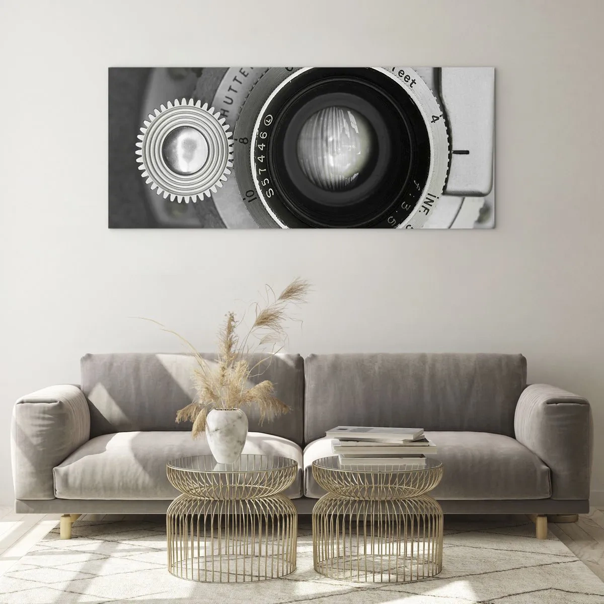 Quadro su vetro - Racconto su Hollywood - 100x40 cm