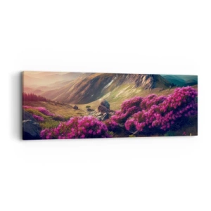 Quadro su tela - Stampe su Tela - L'estate sui monti - 90x30 cm
