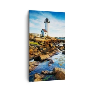 Quadro su tela - Stampe su Tela - Tornate sani e salvi, vi aspetto - 45x80 cm