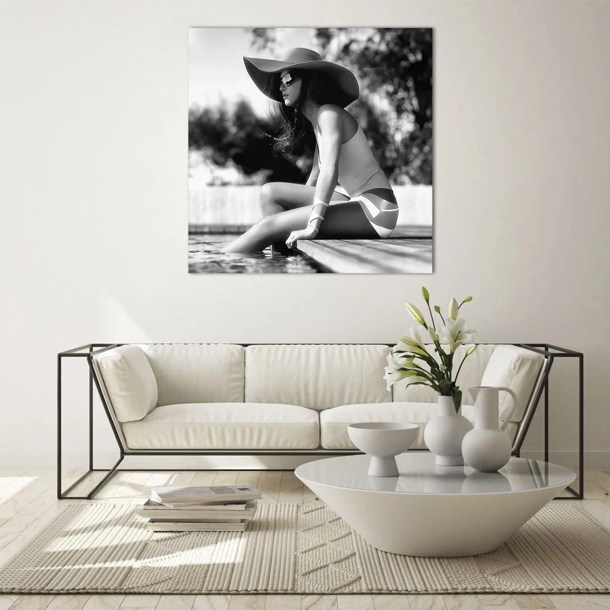 Quadro su vetro - Sogno estivo - 60x60 cm