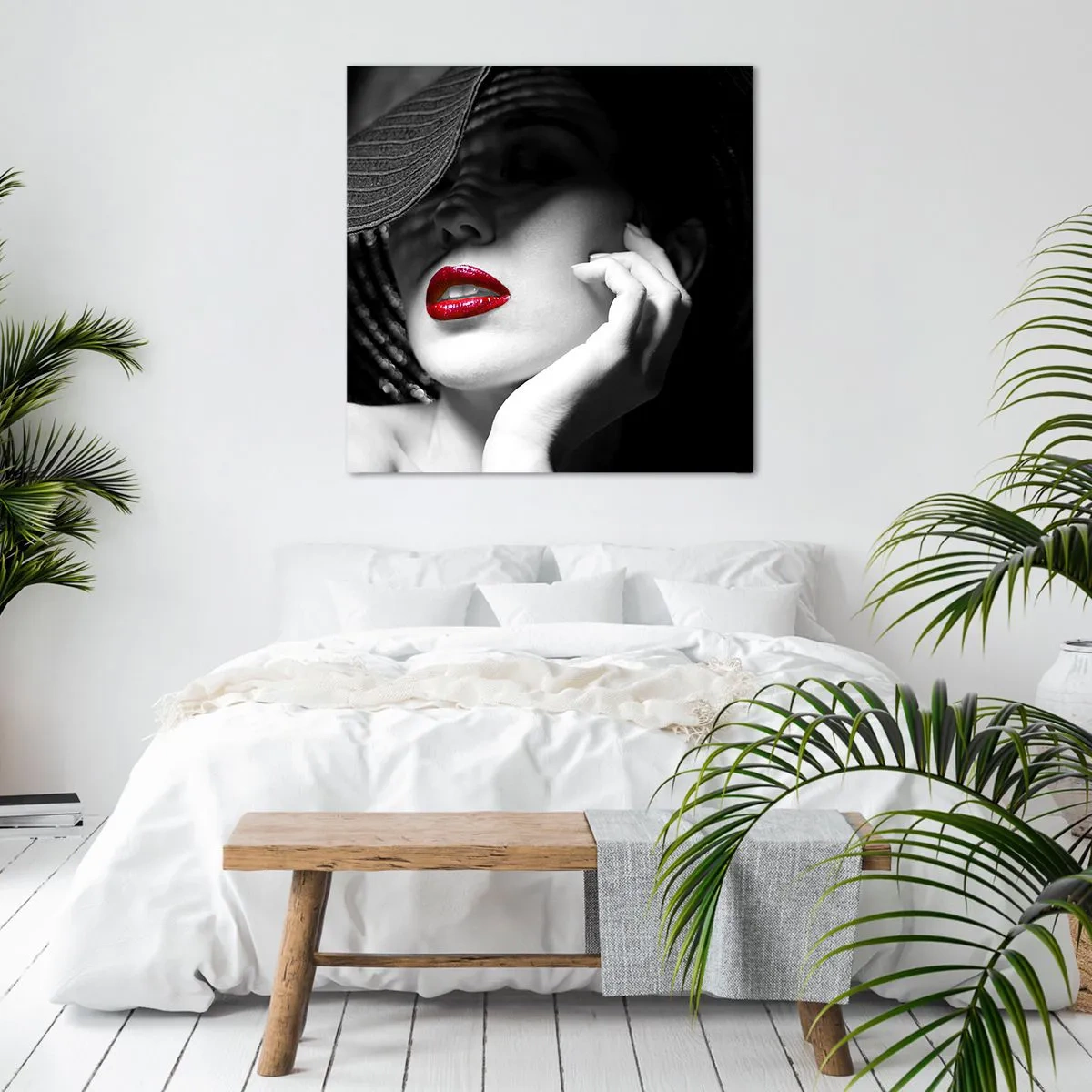 Quadro su tela - Stampe su Tela - Studio in scarlatto - 70x70 cm