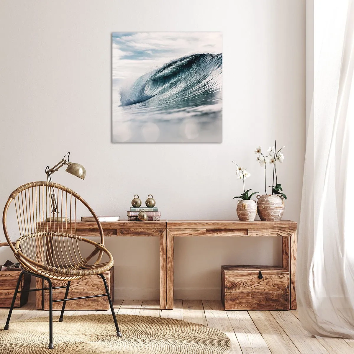 Quadro su tela - Stampe su Tela - Cima d'acqua - 30x30 cm