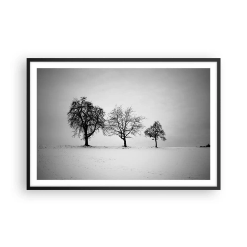 Poster in cornice nera - Cosa sognano? - 91x61 cm