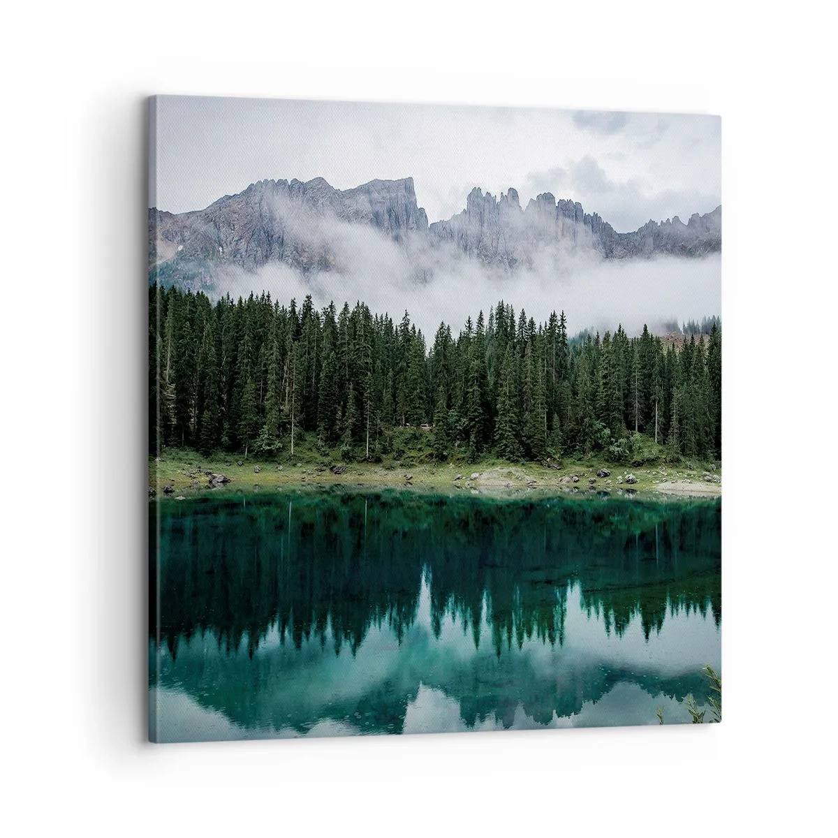 Quadro su tela - Stampe su Tela - Silenzio, non svegliamo l'acqua che dorme... - 60x60 cm