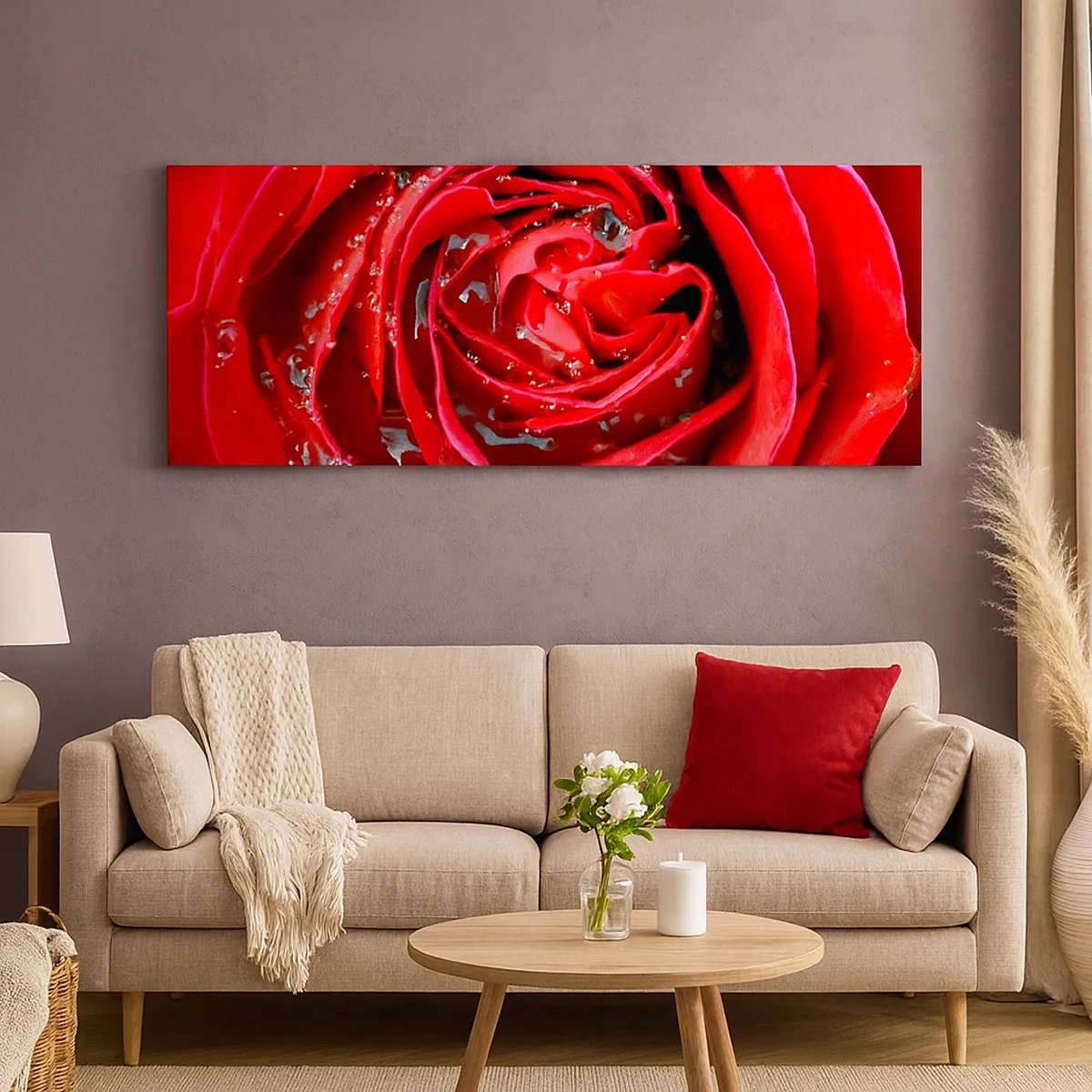 Quadro su tela - Stampe su Tela - Nelle gocce della rugiada - 30x30 cm