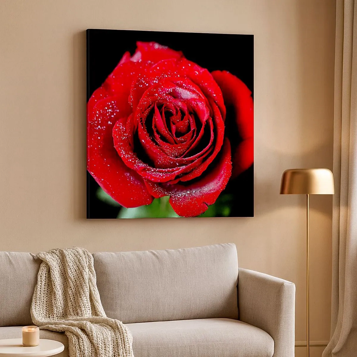 Quadro su tela - Stampe su Tela - Ecco l'amore - 30x30 cm