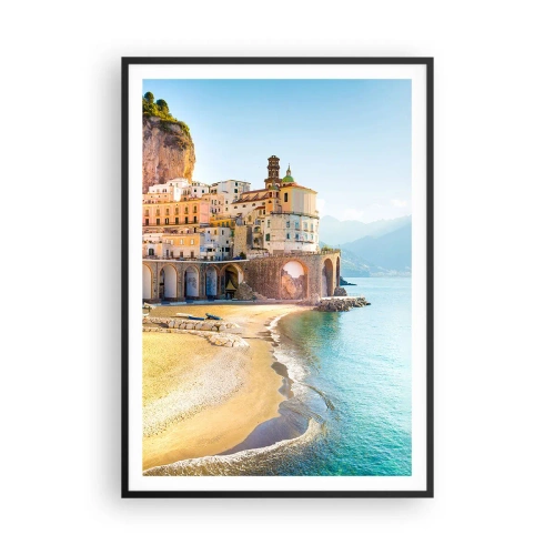 Poster in cornice nera - La città incredibile - 70x100 cm