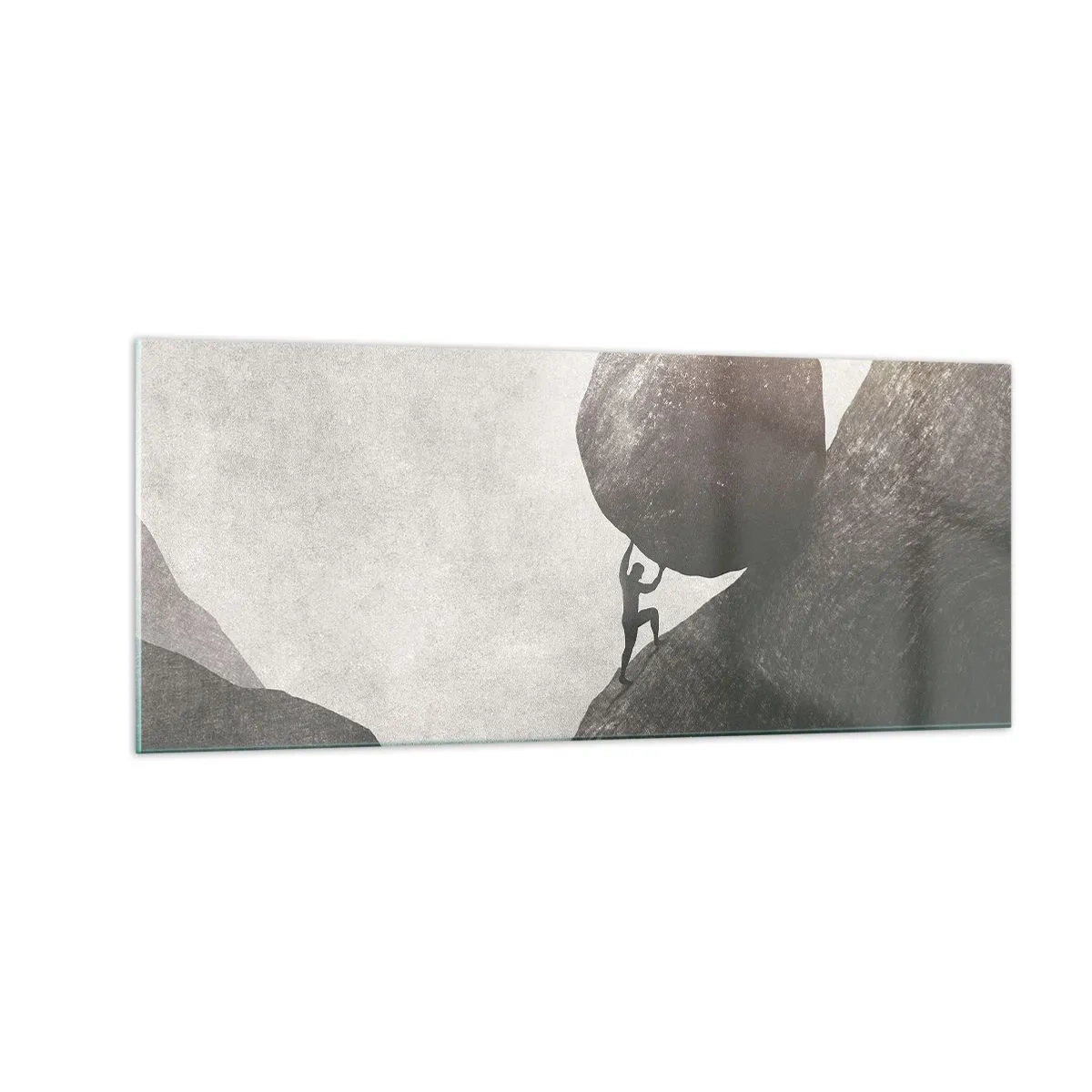 Quadro su vetro - Credo contro ogni speranza - 100x40 cm