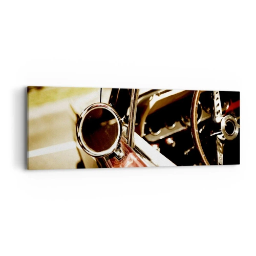 Quadro su tela - Stampe su Tela - Auto con un'anima - 90x30 cm