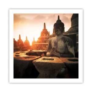 Poster - La pagoda della grande saggezza - 60x60 cm