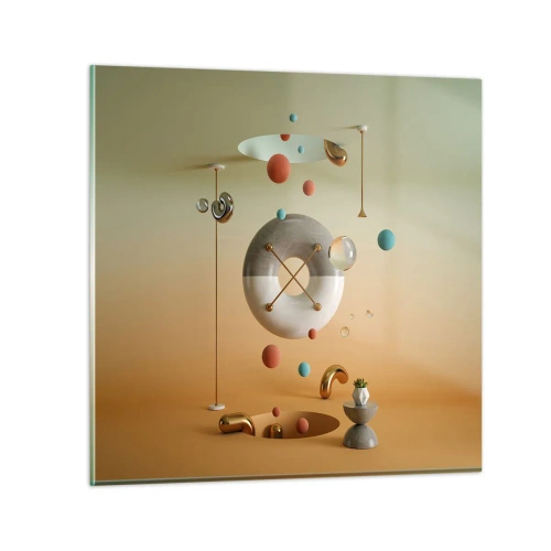 Quadro su vetro - Tutto può succedere - 60x60 cm