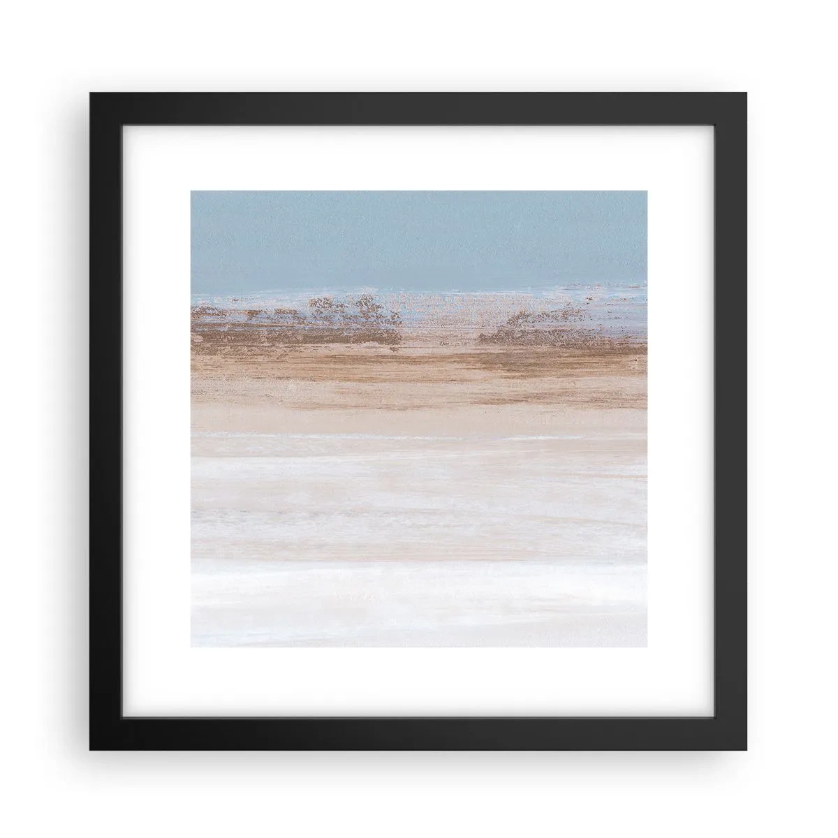 Poster in cornice nera - Paesaggio incerto - 30x30 cm