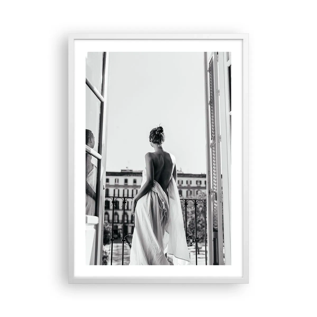 Poster in cornice bianca - Il risveglio dei sensi - 50x70 cm