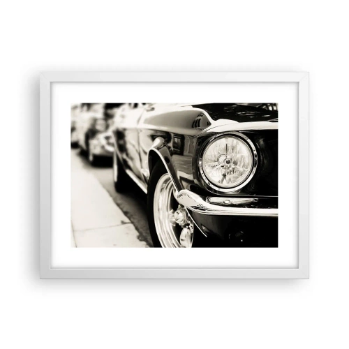 Poster in cornice bianca - Bellezza intramontabile - 40x30 cm