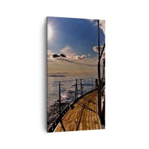 Quadro su tela - Stampe su Tela - A vele spiegate verso il sole - 45x80 cm