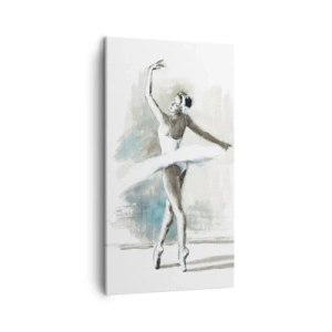 Quadro su tela - Stampe su Tela - Tramutata in un cigno - 45x80 cm