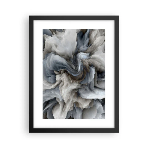 Poster in cornice nera - Pietra in fiore - 30x40 cm