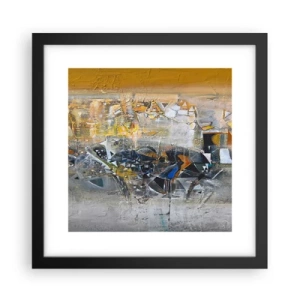 Poster in cornice nera - Tutto andrà bene - 30x30 cm