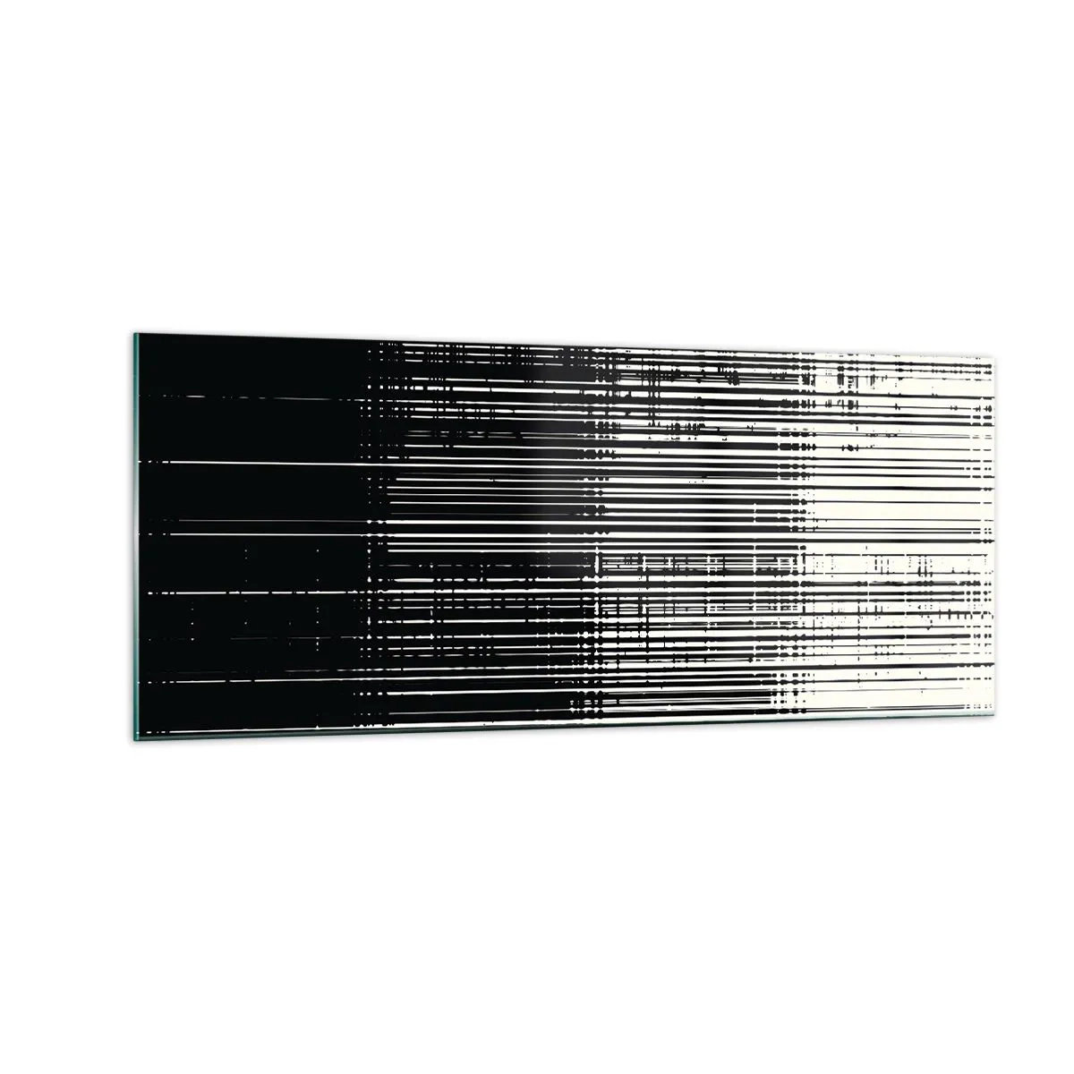 Quadro su vetro - Onde e vibrazioni - 100x40 cm