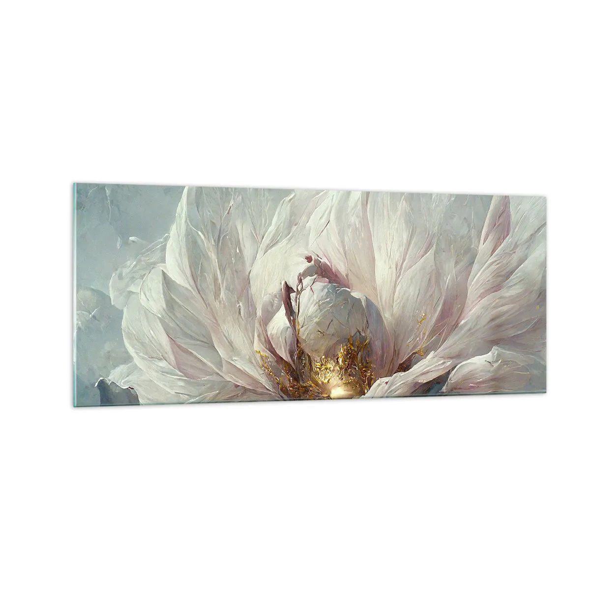 Quadro su vetro - Fiorisce ogni cento anni - 100x40 cm