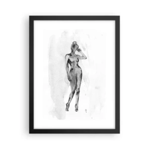 Poster in cornice nera - Studio di ideale di bellezza - 30x40 cm