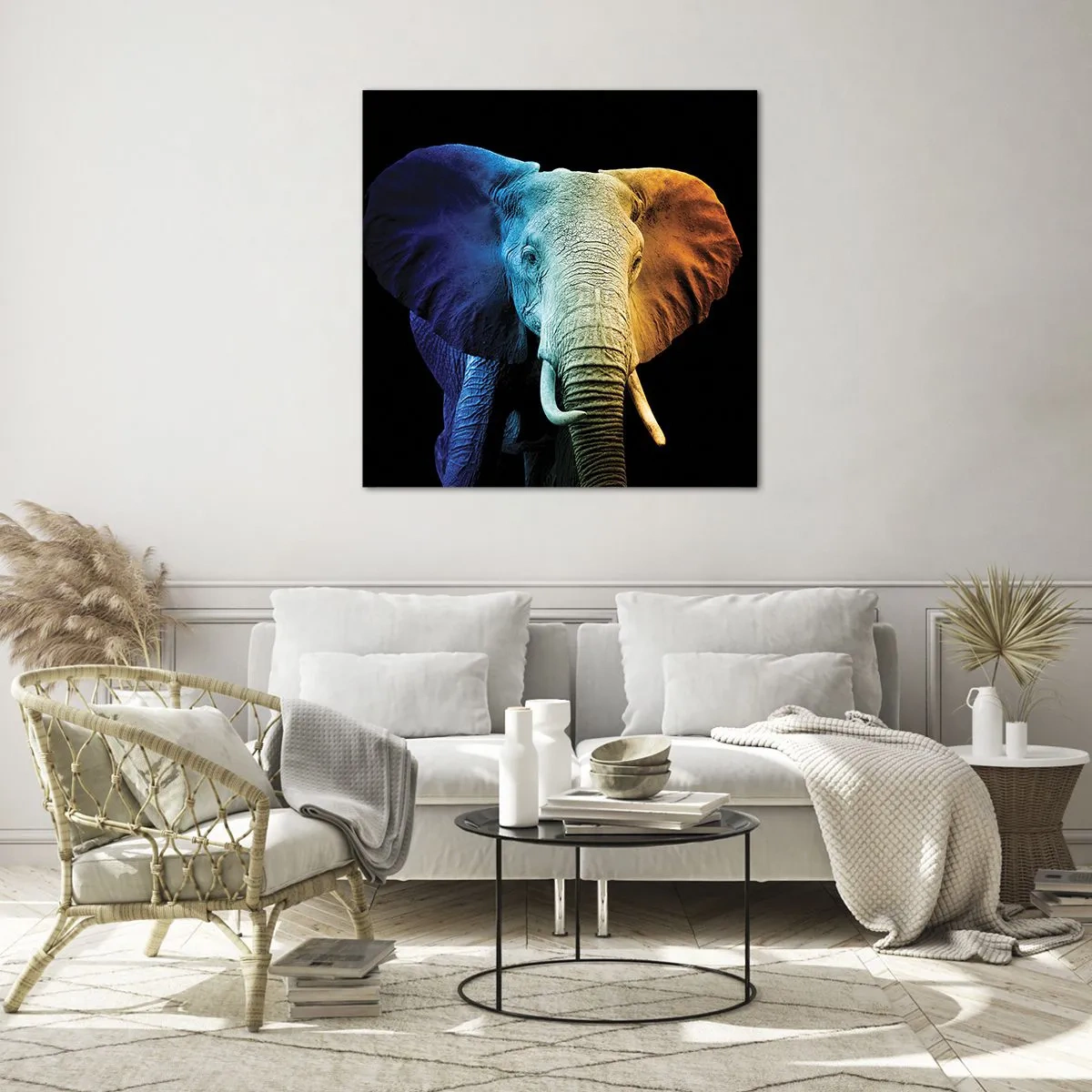 Quadro su vetro - Eccentrico, non strano - 60x60 cm