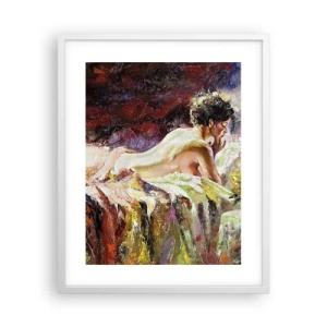Poster in cornice bianca - Venere pensierosa - 40x50 cm