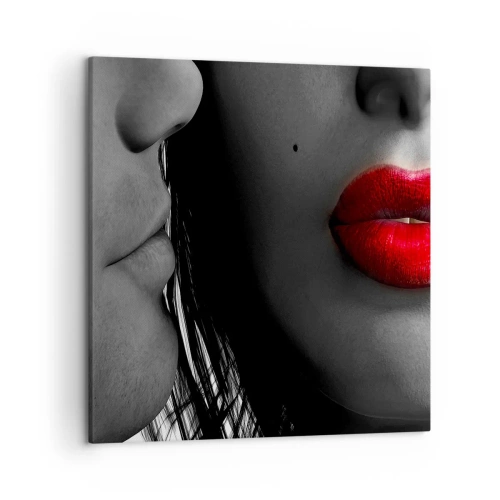 Quadro su tela - Stampe su Tela - Volto accanto al volto  - 50x50 cm