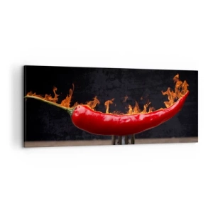 Quadro su tela - Stampe su Tela - Stuzzichino infuocato - 100x40 cm