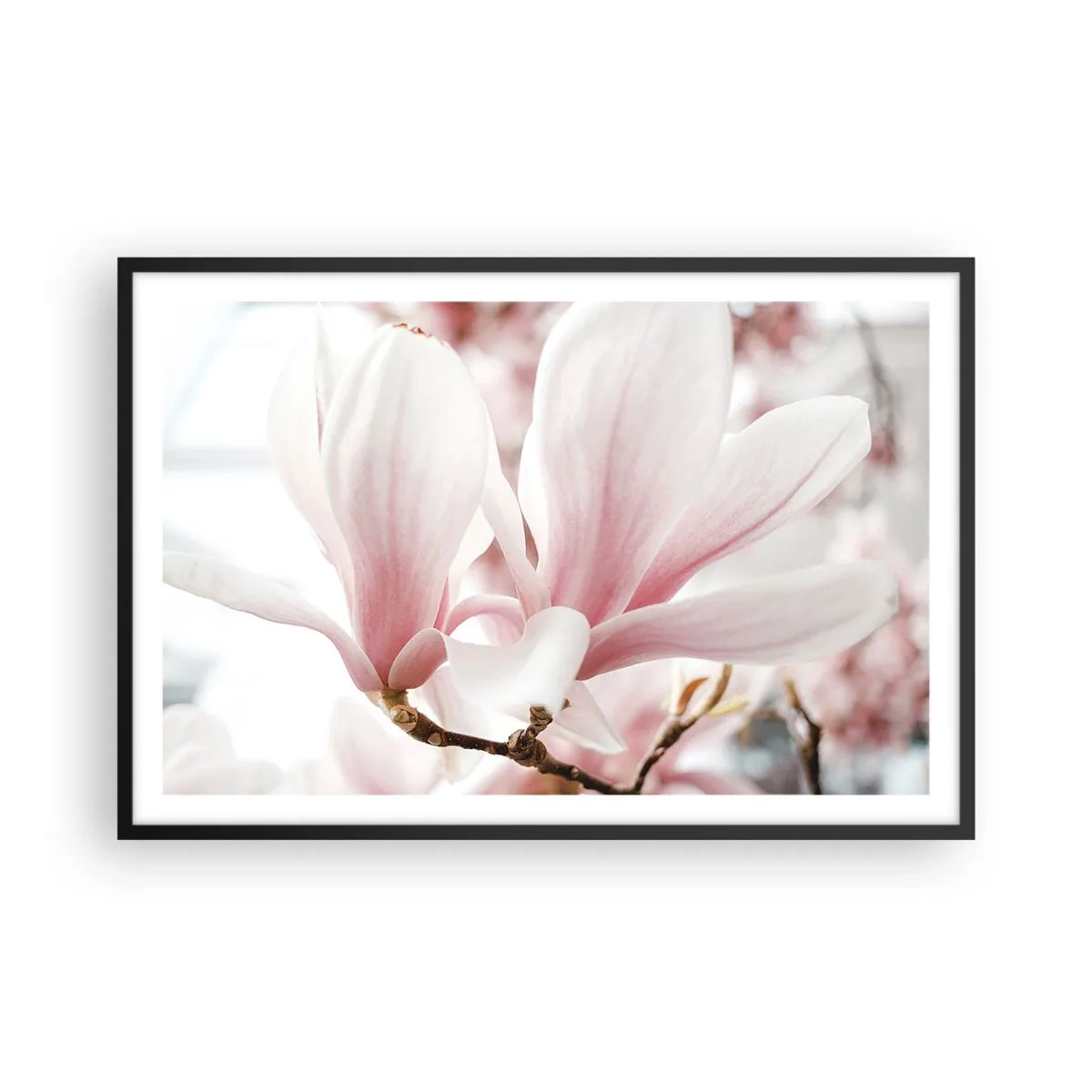 Poster in cornice nera - Tenerezza senza fine - 91x61 cm