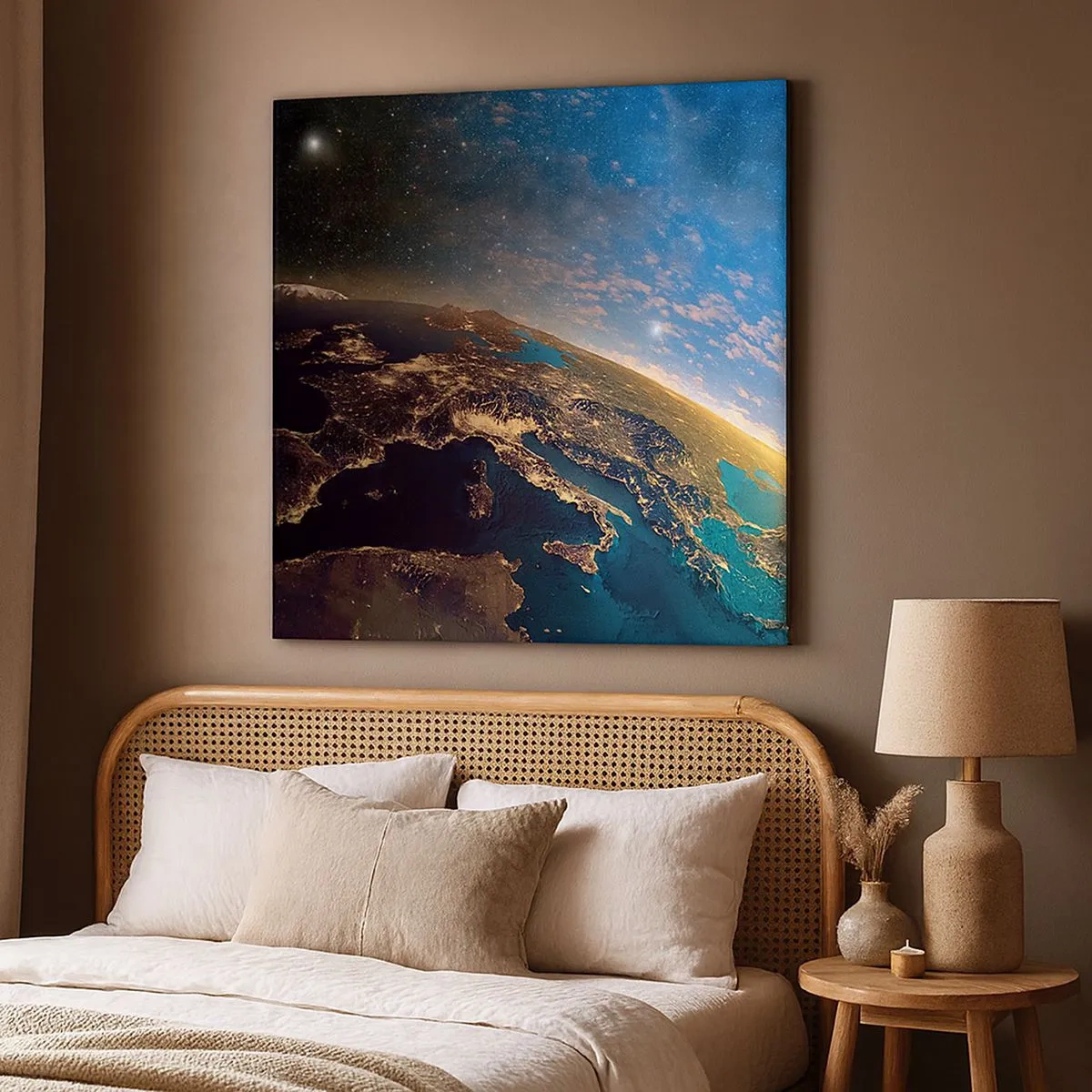 Quadro su tela - Stampe su Tela - Guardiamoci da lontano - 30x30 cm