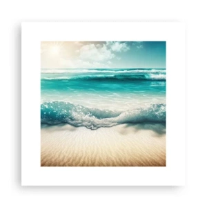 Poster - La calma dell'oceano - 30x30 cm