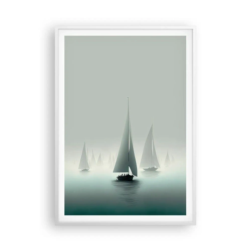 Poster in cornice bianca - Fatte di nebbia - 70x100 cm