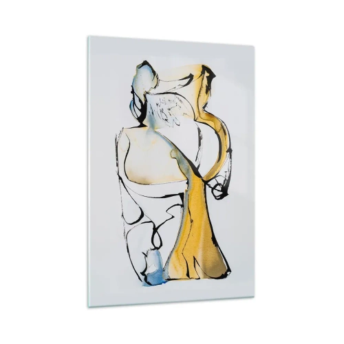 Quadro su vetro - Astrazione di vetro - 70x100 cm