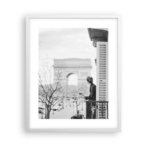 Poster in cornice bianca - Camera con vista - 40x50 cm