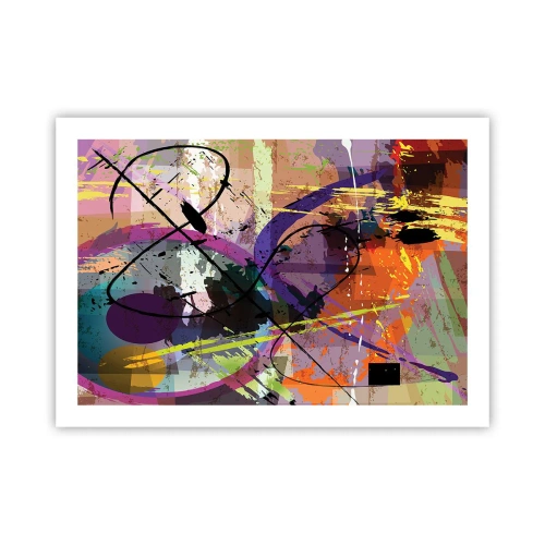 Poster - Per la via diritta o tortuosa - 70x50 cm