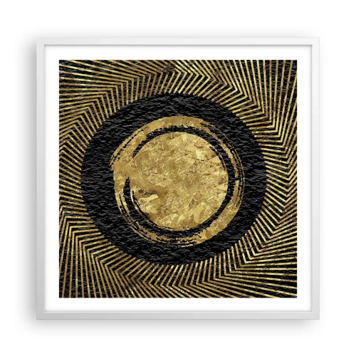 Poster in cornice bianca - Composizione glamour - 60x60 cm