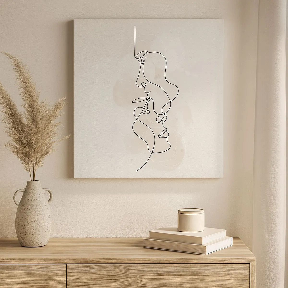 Quadro su tela - Stampe su Tela - Intrecciati in un abbraccio - 30x30 cm