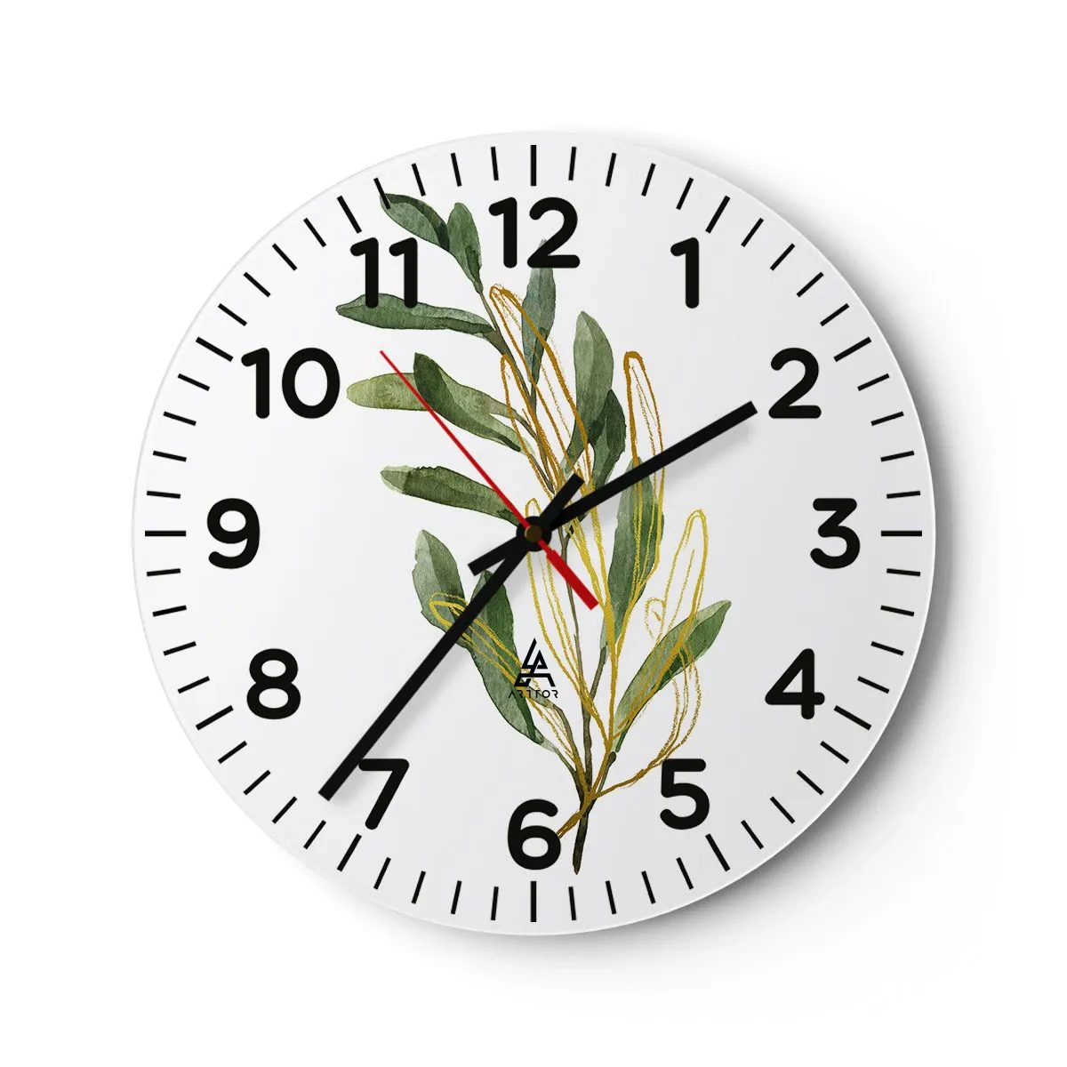 Orologio da parete - Orologio in Vetro - Tutto ciò che è buono - 30x30 cm
