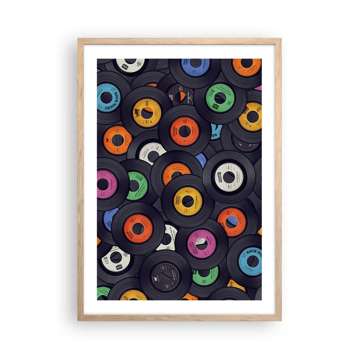 Poster in cornice rovere chiaro - I colori della classicità - 50x70 cm