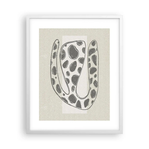 Poster in cornice bianca - Creatura stranissima - 40x50 cm