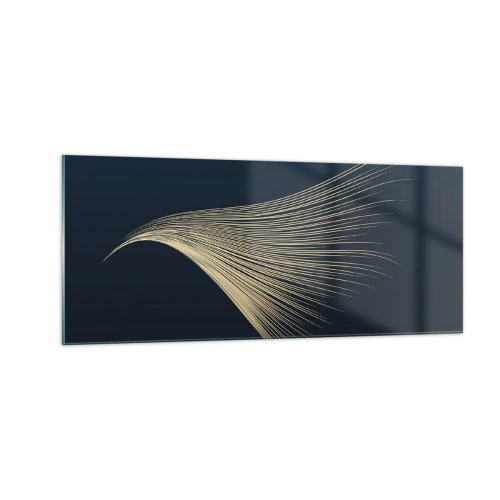Quadro su vetro - Come un capello d'angelo - 100x40 cm