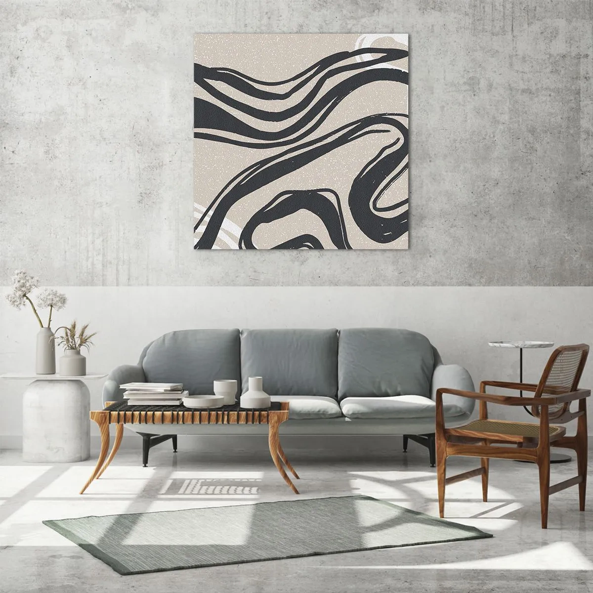 Quadro su vetro - Espressione moltiplicata - 30x30 cm