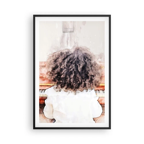 Poster in cornice nera - Nel nuovo mondo - 61x91 cm