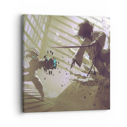 Quadro su tela - Stampe su Tela - Anche tu puoi essere un samurai - 40x40 cm