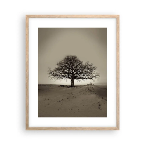 Poster in cornice rovere chiaro - Da qui all'eternità - 40x50 cm