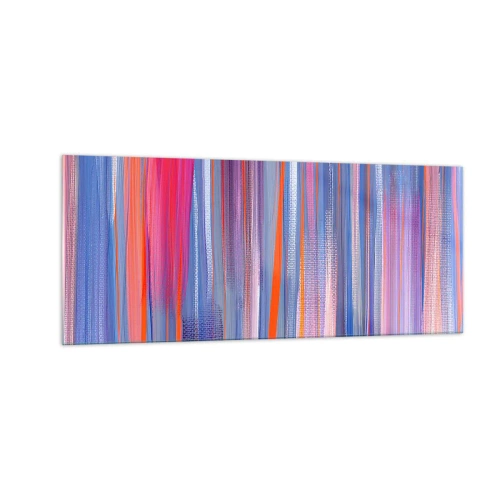 Quadro su vetro - Ascensione arcobaleno - 100x40 cm