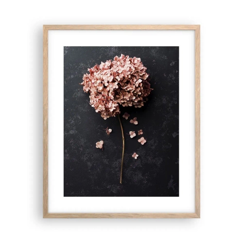 Poster in cornice rovere chiaro - Un vero segno romantico - 40x50 cm