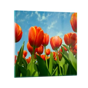 Quadro su vetro - A loro non serve nulla oltre al cielo azzurro - 60x60 cm